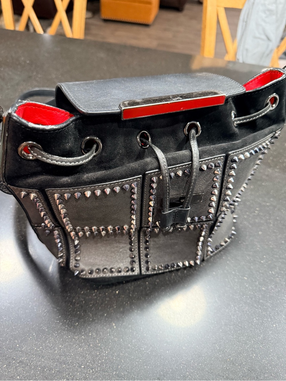 Christian Louboutin Lucky L Convertible Backpack